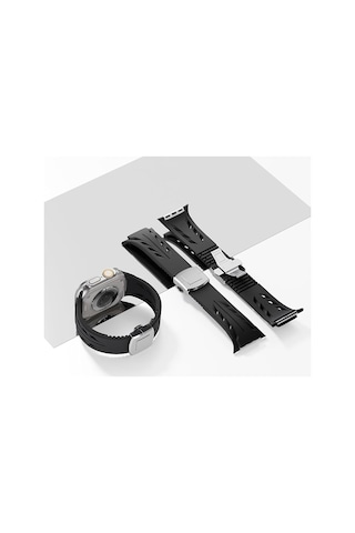 Apple Uyumlu Watch Ultra / Watch Ultra 2 49mm Yüksek Kalite Tpu Silikon Kordon Kayış