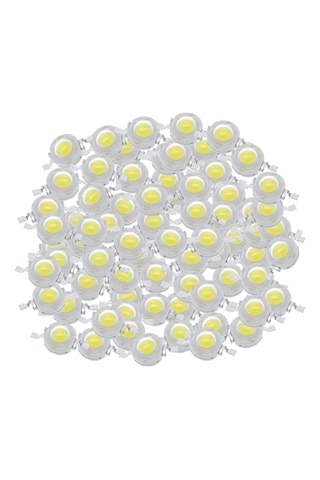 Homyl Projektör Için Yüksek Güçlü Led Boncuk Çipi Parlaklık 100x-3w-beyaz