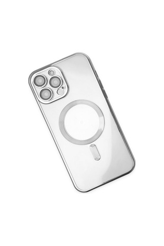 ALLY Apple Uyumlu iPhone 12 Pro 6.1inç Renkli Kenar Lazer Çerçeveli Magsafe U