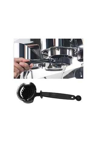 Hangfox 58mm Filtre Kahve Makinesi Temizleme Fırçası - Isı Dayanıklı, Kaygan Korumalı Tutamaklı, Tuzaklı, Toz Kaşığı Eşliğinde Tam Yönlü Temizleme Diğer