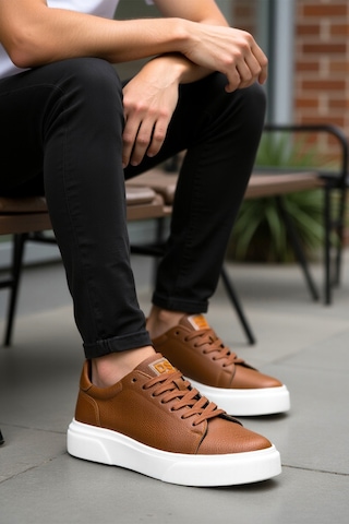 Dark Seer Ds Cooper Taba Beyaz Erkek Günlük Casual Ayakkabı Taba - Beyaz