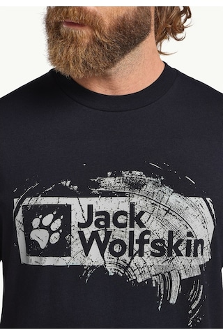 Jack Wolfskin Jack Wolfskın Erkek Brand T M Dark Navy T-shırt A64116tr-c0413 Lacivert