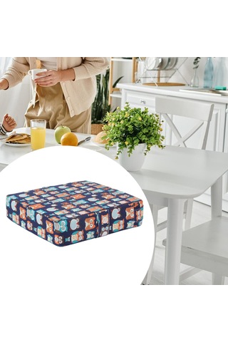 Homyl Sandalye Için Yükseltici Koltuk Minderi, Bebek Erkek Kız Donanma Baykuşu