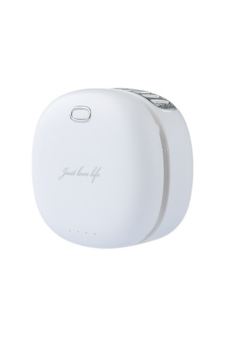 Fortunelane Usb Taşınabilir Boyun/bel Bağlı 3 Hızlı Açık Bladesız Fan - Doğal Rüzgar Serinletici Beyaz