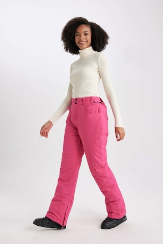 Defacto DeFactoFit Kayak Pantolonu Regular Fit Basic Düz A7305AX23WNPN129 Pembe