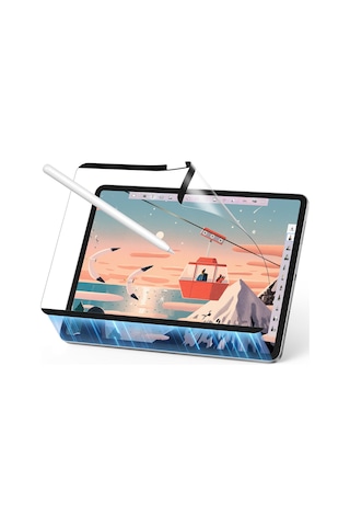 Apple Uyumlu iPad Air 13 M3-m2 2025-2024 Paper Feel Kağıt Hissi Tablet Ekran Koruyucu