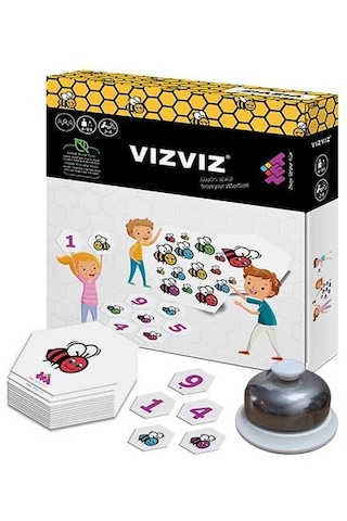 Vız Vız Dikkat Ve Zeka Oyunu 4+ Yaş 8 Oyuncu