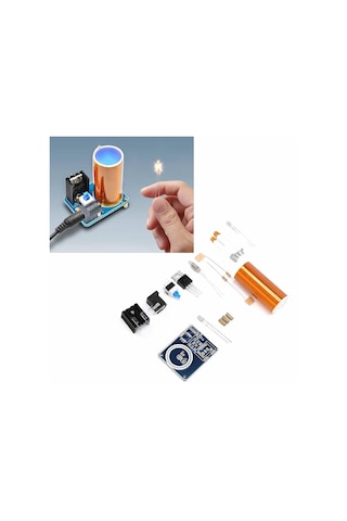 Demonte Mini Tesla Bobin Kit Modül Kablosuz Enerji İletimi Bd243 Dc 9 / 12v Temassız Elektrik Transf