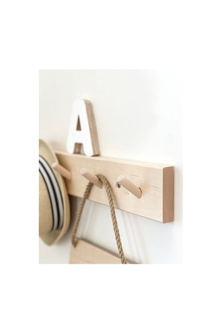 Ahşap Modern Duvar Askılık Ahşap Ahşap