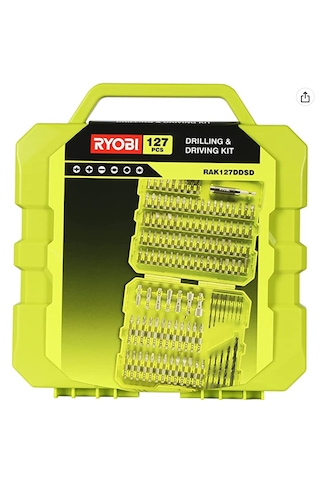 Ryobi Rak127ddsd 127 Parça Delme Ve Vidalama Seti T5132003792