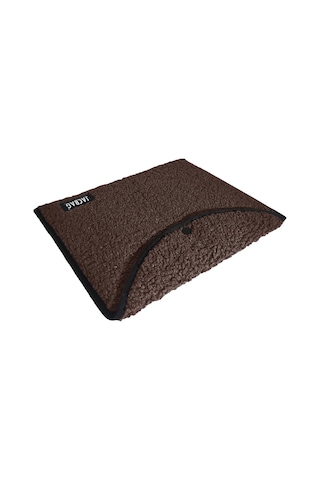 Jacbag Teddy Peluş Kahverengi Çıtçıtlı Dosya Çanta Kitap Defter Tablet Notebook