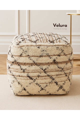 Azara Ivory - Puf Ekru