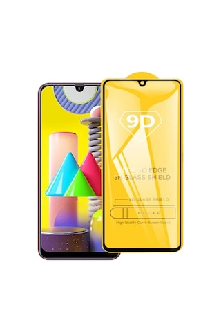 Ally Galaxy M31 9d Full Glue Tempered Cam Ekran Koruyucu- 5775