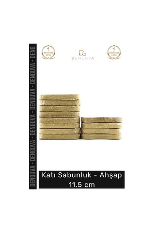Bambu Su Süzgeçli Banyo Mutfak Doğal Hijyenik Dayanıklı Katı Sabunluk Ahşap 11.5 Cm Çok Renkli