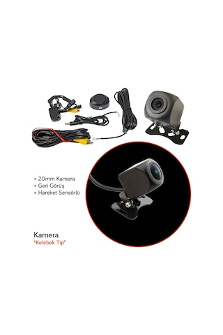 Kgn Kamera Geri Görüş Kelebek Tip Hareket Sensörlü 0203046