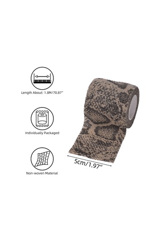 Skycity 5cm Geniş 1.8m Uzunluğunda 24 Adet Özlü Kendine Yapışkan Medikal Elastik Bezi, Spor Yaralanmaları Ve Spastikler İçin Konforlu Tıbbi Destek Bandajı