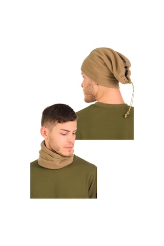 Unisex Polar Vizon Boyunluk 2'li Set Vizon