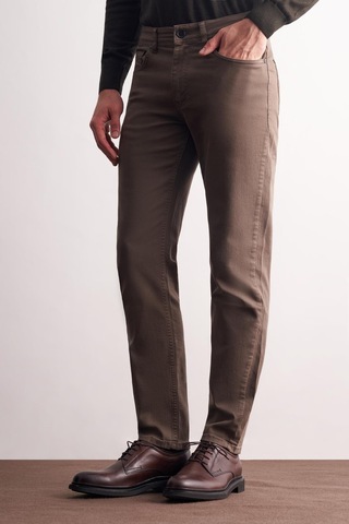 Kahverengi 5 Cep Casual Slim Fit Pamuklu 5 Cep Pantolon 1003255318 Kahverengi