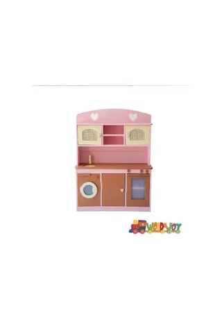 Wood&joy Pembe Renkli Tasarım Mutfak