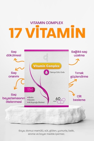 Quality Life Hair Vitamin Complex Saç Vitamini 60 Tablet