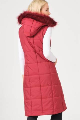 Z6718 Dewberry Bayan Yelek-açık Bordo Açık Bordo