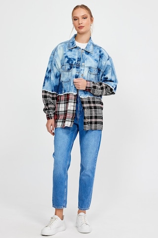 Özel Koleksiyon Garnili Denim Ceket Ag-3020 001