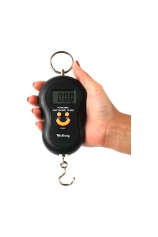 Tartı Işıklı Lcd Ekran Gülenyüz Elektronik Dijital El Kantarı 50 Kg Terazi Tartı 10 Gr Hassas Çok Renkli