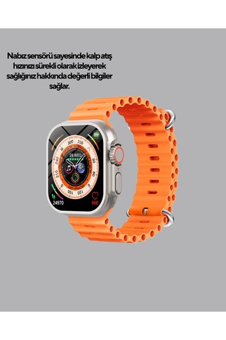 Gps Li Akıllı Saat - Nabız, Uyku Ve Adım Takibi, Suya Dayanıklı