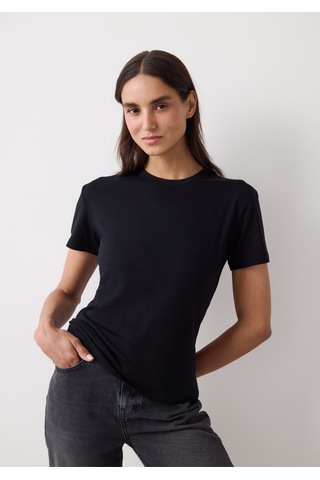 Penti Siyah Basic Slim Fit Tişört