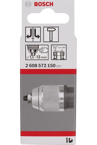 Bosch Anahtarsız Uç Takma Mandreni 1.5 - 13 MM 1-2" - 20