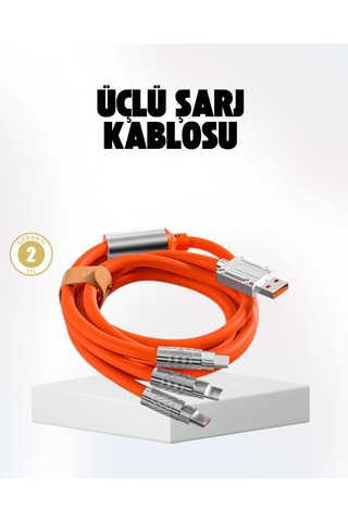 Hızlı Şarj Uyumlu Şarj Kablosu - Esnek Yapı, Güçlü Bağlantı, Yüksek Performans