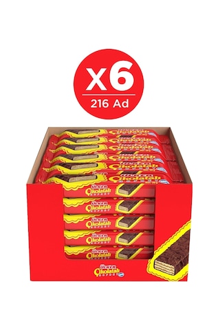 Ülker Çikolatalı Gofret 6 x 36'lı