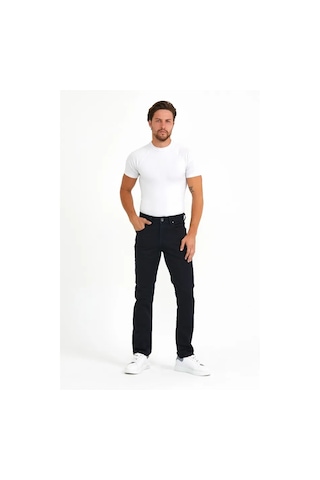 Digital Jeans Normalkesim Fermuarlı Genişpaça Yüksekbel Baba Siyah Açık Gri