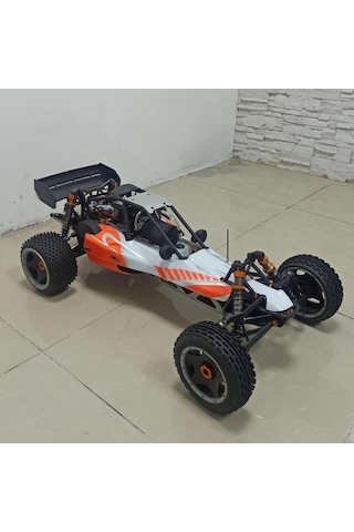 Sy Racıng 1/5 Baja 5b 30.5cc Rtr Kurşunsuz Benzinli Uzaktan Kumandalı Rc Arazi Model Araba 80+kmh 75cm Uzunluk Offroad Turuncu Kullanıma Hazır Syracıng/baja5b-turuncu