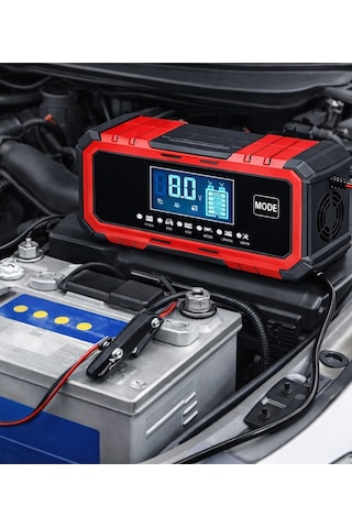 Auhma Aoc22 Otomatik Seçim Dijital Ekran 12/24 V Akıllı Akü Şarj Ve Onarım Cihazı -12v 15a-24v 8a