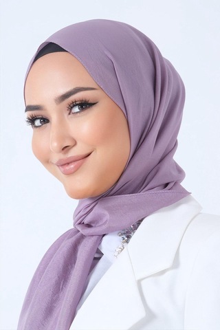 Harem Scarf Brisa Vual Şal - Koyu Lavanta Lavanta 976