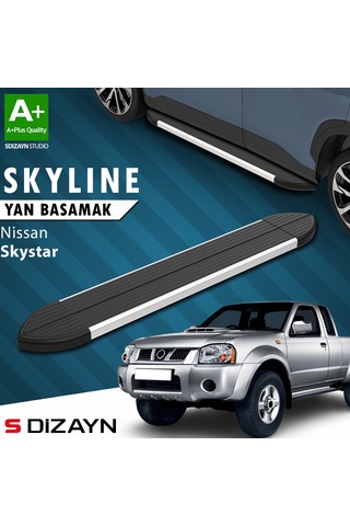 S-dizayn Nissan Skystar Skyline Aluminyum Yan Basamak 193 Cm 1996-2006 A+ Kalite