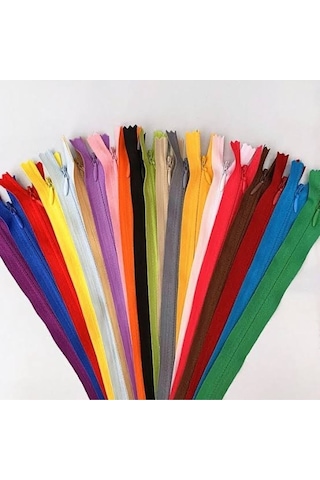 10lu Gizli Pantolon- Etek Fermuarı 16-20 Cm