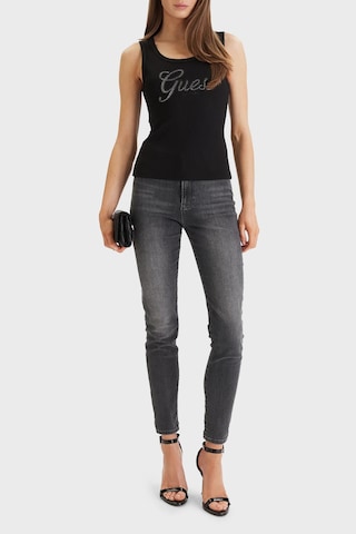 Guess Bayan T Shirt W6gp22 K2954 Jblk Siyah