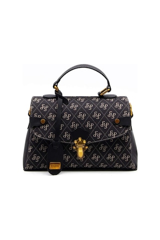 Silver Polo 3 Bölmeli Kadın El Çantası 1159 M178 45430 Füme Mat Siyah 45430 Füme Mat Siyah Çok Renkli