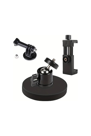 Xuweiwei Sporkamera Gimbal Manyetik Montaj Her Şey Dahil 360 Derece Dönebilen Telefon Tutucu Kamera Bağlantı Aksesuarı -