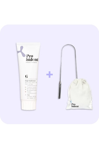 Probident Üzüm Çekirdeği Özüt İlaveli 75 ML + Dil Temizleme Aparatı