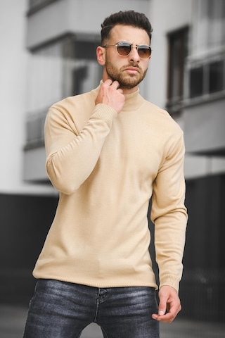 Oksit Seka 815 Pamuk Slim Fit Erkek Yarım Balıkçı Kazak 001