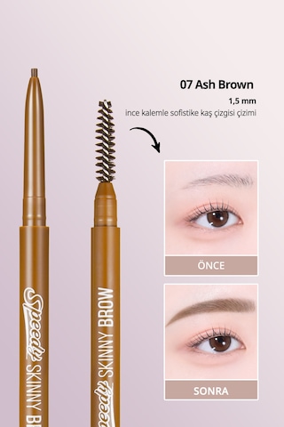 Peripera Speedy Skinny Brow 7 Ash Brown
