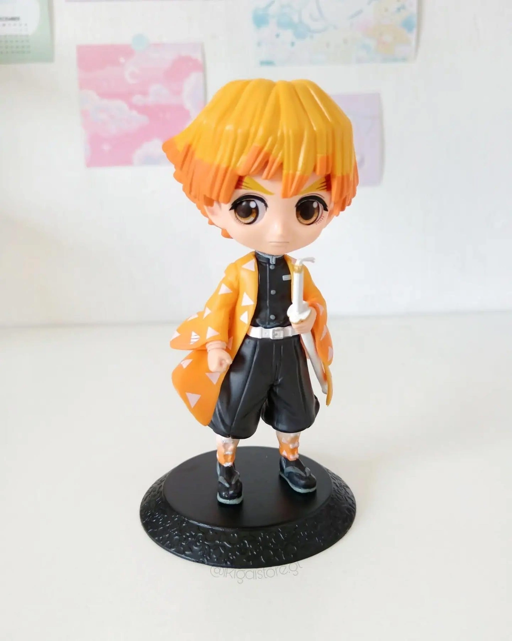 Demon Slayer Kimetsu No Yaiba Zenitsu Agatsuma Anime Karakter Figür Oyuncak Koleksiyonluk Biblo 15cm Demon Slayer