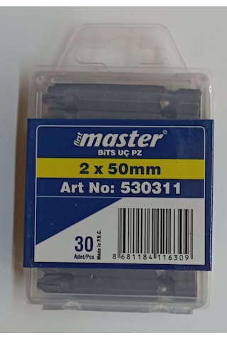 Yıldız Bits Uç 1 Pk 30 Adet Pz 2x50 Sunta Vidalar İçin