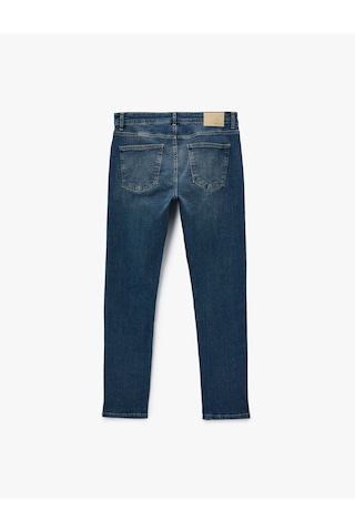 Koton Pamuklu Normal Bel Slim Fit Jean Pantolon - Brad Jean Orta İndigo 6sam40140nd İndigo