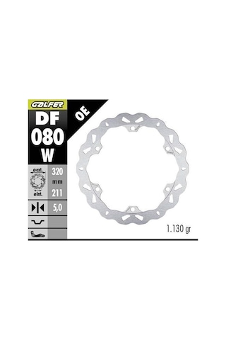 Honda Nx 500 Arka Fren Diski 240 Mm 2014-2018 Galfer Dalgalı Sabit Disk