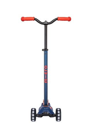 Micro Maxi Deluxe Pro Led 3 Tekerli Işıklı Çocuk Scooter Navy Red