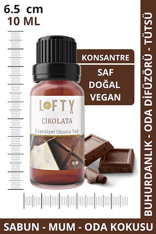 Lofty Çikolata Uçucu Yağ Buhurdanlık Esansı Oda Kokusu 10 ML